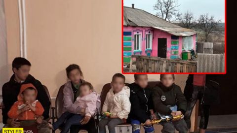 Грязные и голодные: под Кировоградом мать бросила восьмерых детей на две недели