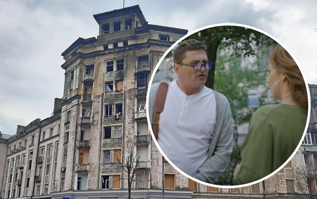 Российская ракета разрушила старинный жилой дом в Киеве, где снимали сериал: что известно
