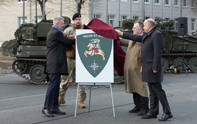В Латвии открыли штаб Северной дивизии НАТО