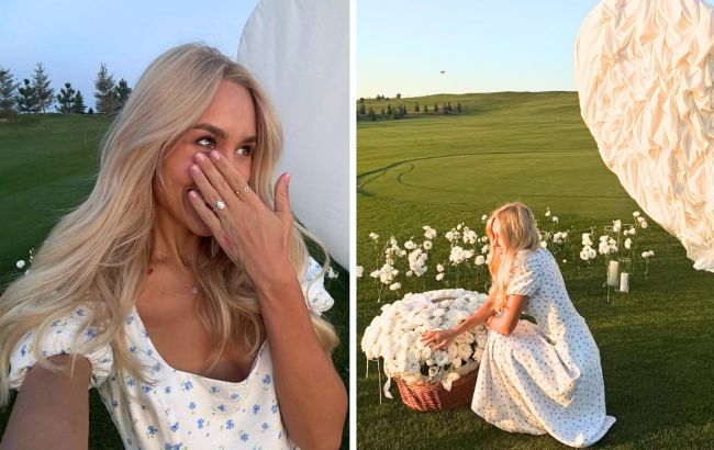 Ніби знала: як Квіткова зібрала "лук" нареченої для романтичного побачення з Бражком (фото)