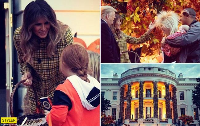 "Кошелек или жизнь": Мелания Трамп показала, как Белый дом встречает Хэллоуин