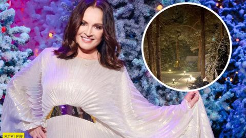 Син Софії Ротару показав розкішний сімейний особняк у снігу (фото)