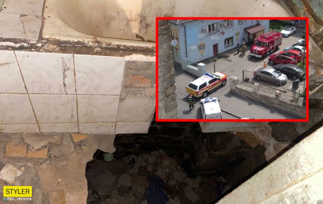 У центрі Києва обвалилася підлога в житловому будинку: що відомо