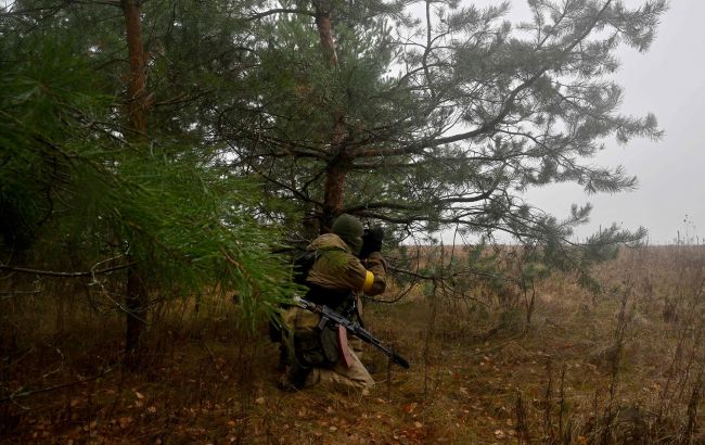 Украинский пограничник на юге "посадил" вражеский дрон (видео)