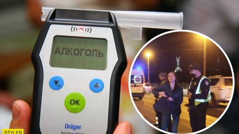 В Киеве задержали пьяную в стельку женщину на авто: побила рекорд на драгере