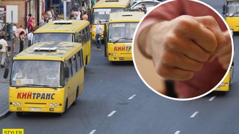 У Києві маршрутники влаштували епічну бійку: вирішували, хто першим поїде