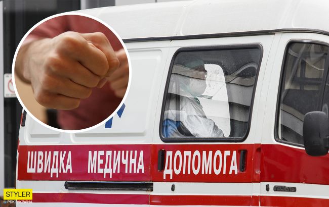 В Киеве мужчина избил женщину за замечание на глазах у ребенка: малыш стал заикаться