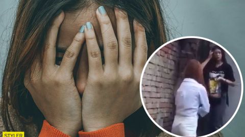 Под Киевом девушки избили подругу при маленьком ребенке (видео)