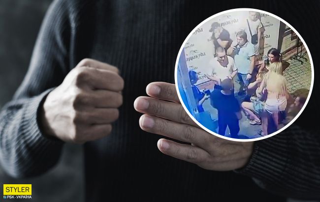 На курорте на Азовском море девушка ударила охранника клуба, после чего он отправил ее в нокаут