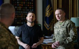 Зеленський разом із Драпатим відвідали фронт на напрямку контрнаступу ЗСУ