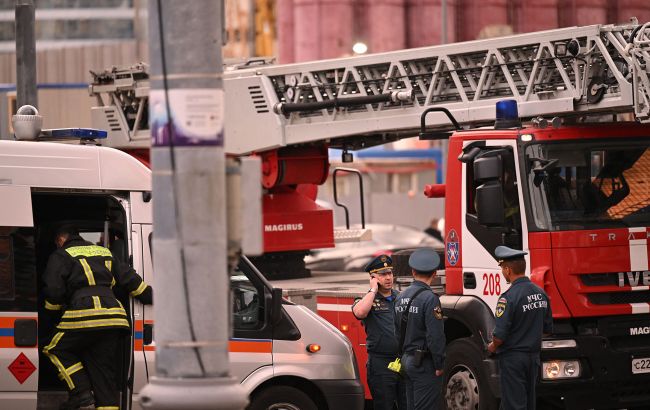 У Москві після вибухів виникла пожежа: що відомо