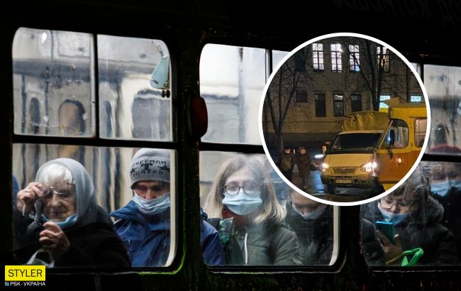 У Києві вантажний мікроавтобус врізався в трамвай з пасажирами (фото)