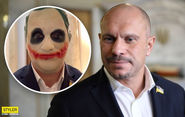 Ківа в масці Джокера перетворив Медведчука в монстра (фото)