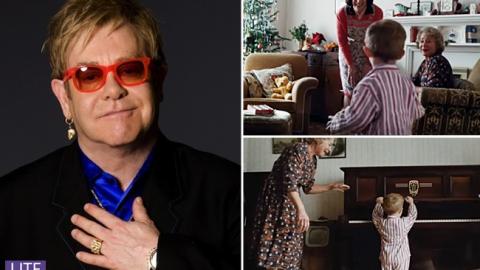 Зворушливий різдвяний ролик з Елтоном Джоном став хітом мережі
