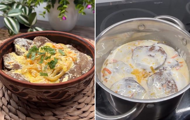 Ніжні тушкованих печінкові оладки: покроковий рецепт