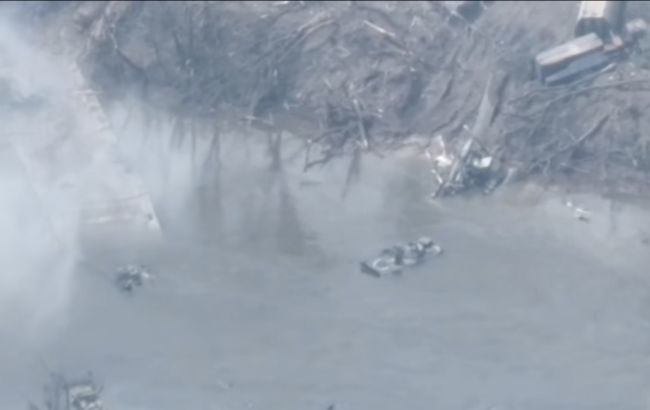 Вторая "Чернобаевка". Появилось видео уничтожения российской переправы в Белогоровке
