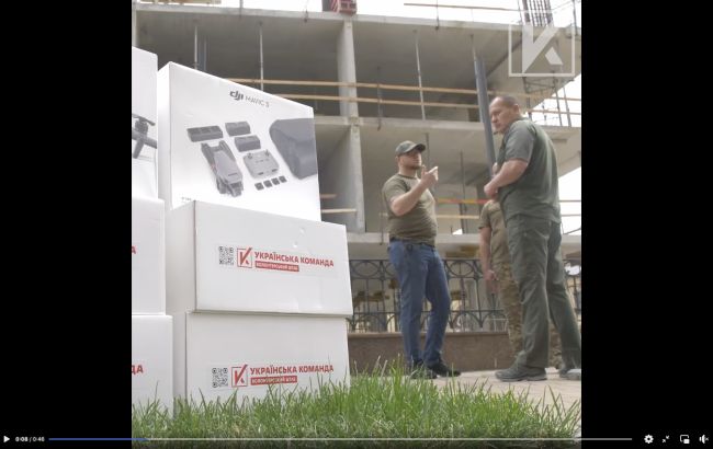 "Українська команда" передала 72-й ОМБр чергову партію дронів