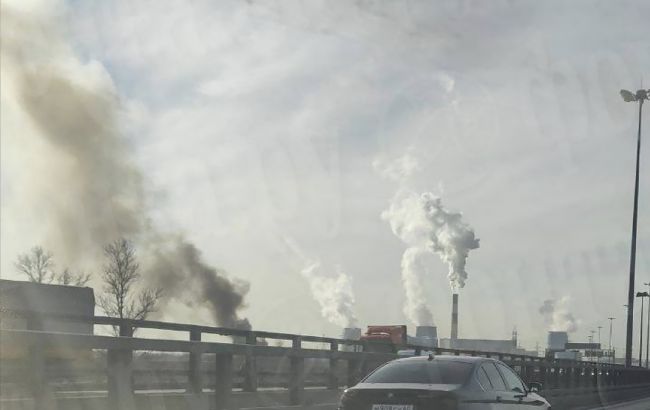 У Санкт-Петербурзі сталася пожежа у районі ТЕЦ (відео)