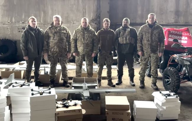 "Украинская команда" доставила на Бахмутское направление первую партию дронов-самолетов