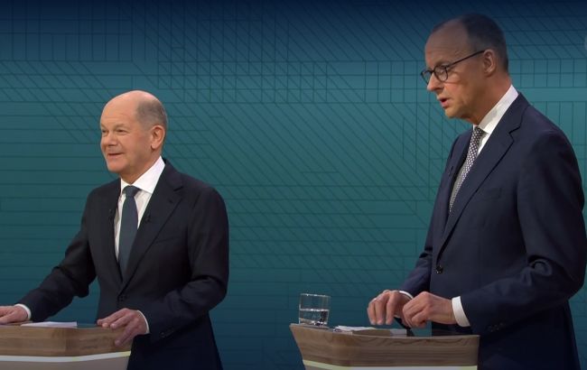 Шольц и Мерц на первых дебатах обсудили экономику, переселенцев и помощь Украине