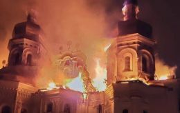 Момент удару Росії по Києво-Печерській лаврі потрапив на відео