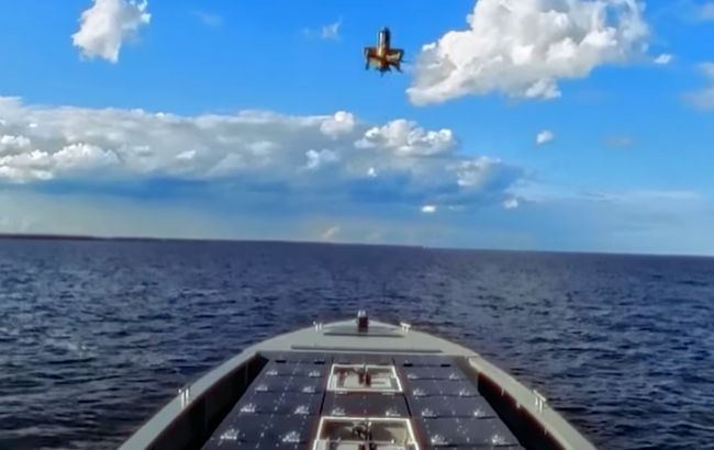 Морской "дрон-авианосец": в Украине показали, как перехватчики "Шахедов" взлетают с моря