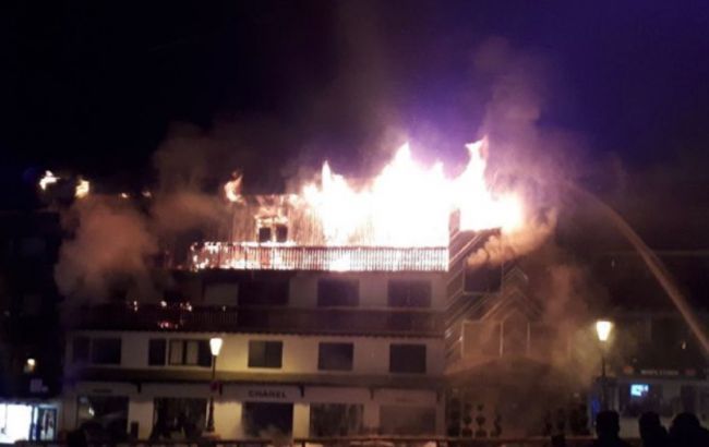 Число постраждалих при пожежі в Куршевелі перевищило 20