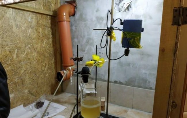 В Запорожской обл. правоохранители ликвидировали нарколабораторию