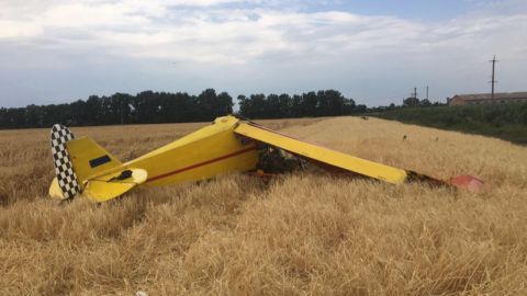 У Полтавській обл. розбився легкомоторний літак, є жертви