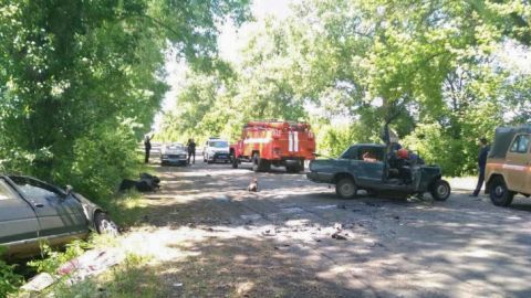 В Николаевской обл. при лобовом столкновении автомобилей погибло 2 человека