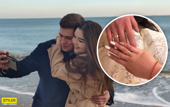 Звільнений з полону 19-річний моряк одружився: фото і відео урочистості