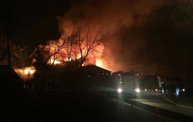 Пожар в ресторане "Млын" ликвидирован