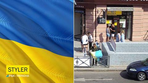 В Одесі безхатько зрізав прапор України, встановлений на честь загиблих 2 травня (фото)