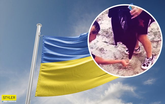 Двоє дівчат-підлітків спалили футболку з гербом України: "мені було боляче"