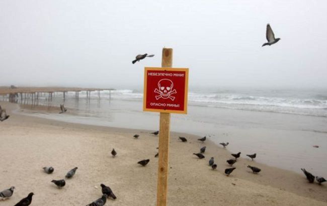 Одесситов предупредили о минной опасности из-за шторма в Черном море