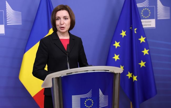 Президент Молдовы Майя Санду подписала заявку о вступлении в Евросоюз