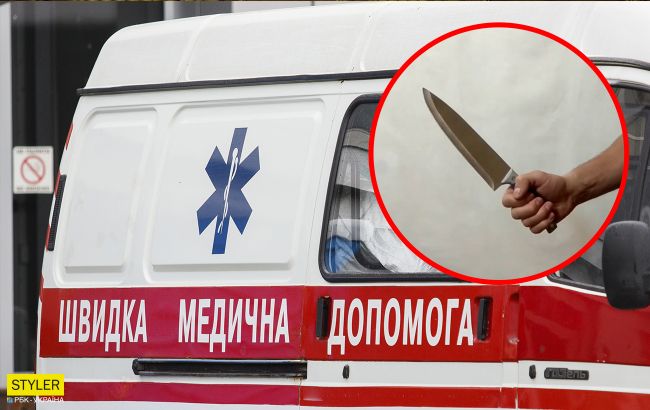 У всех на виду: в Киеве мужчина пытался лишить себя глаза