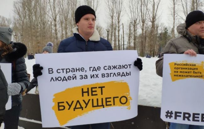 У Росії відбувся "Марш материнського гніву", кілька учасників затримали