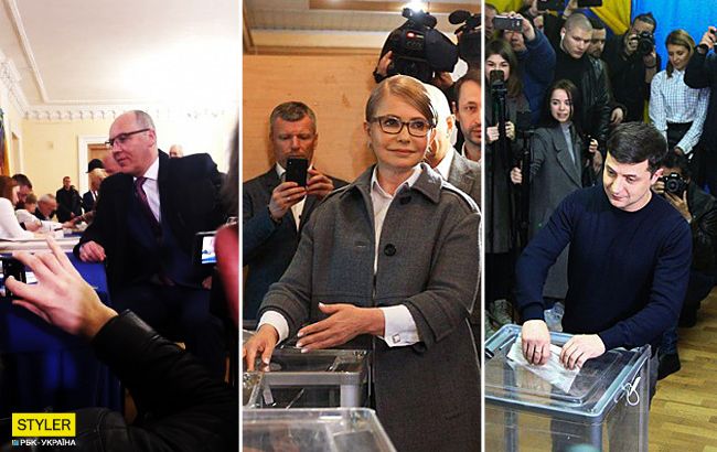 Как голосуют на выборах президента политики и чиновники Украины