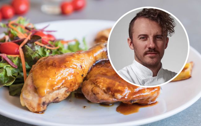 Ароматные и сочные. Клопотенко показал рецепт идеальных куриных голеней (видео)