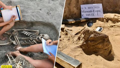 Археологи нашли на легендарной Мамай-Горе культовые скифские ямы IV века до н.э. (фото)