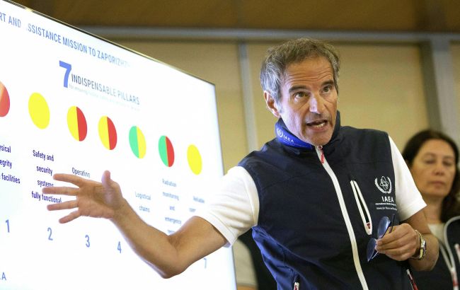 Глава МАГАТЕ опублікував відео ротації експертів на Запорізькій АЕС