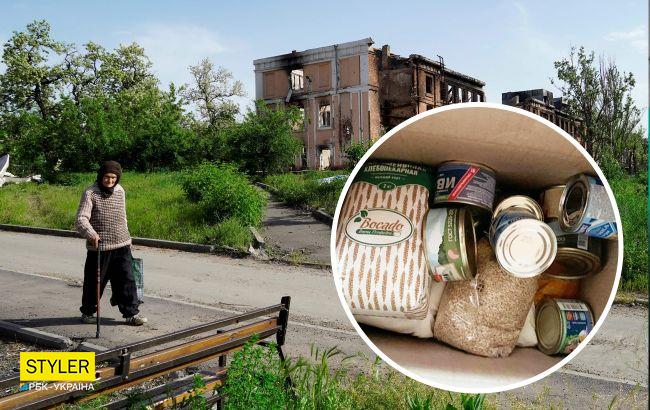 Радник мера Маріуполя показав склад гуманітарної допомоги від окупантів (фото)