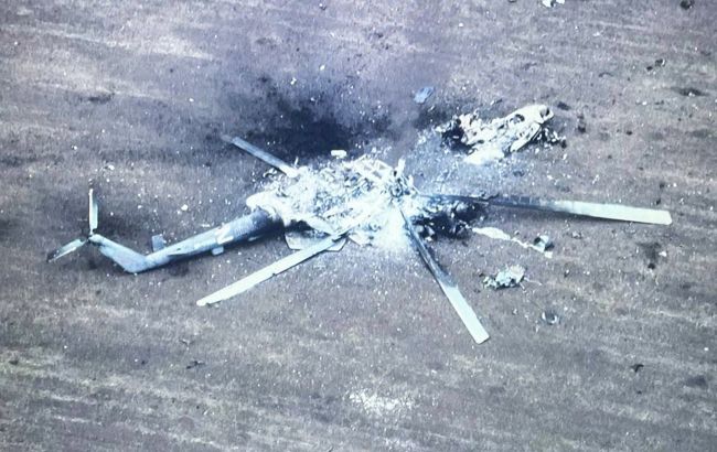 ВСУ сбили вражеский вертолет Ми-24 на Донбассе