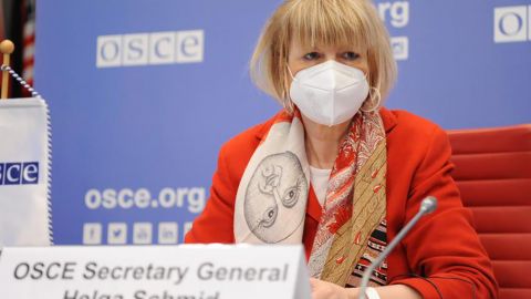 Генсек ОБСЕ призвала развести силы и отвести вооружения от линии фронта на Донбассе