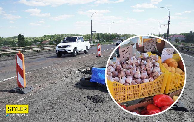 В Херсоне после закрытия Антоновского моста резко подскочили цены на продукты (фото)