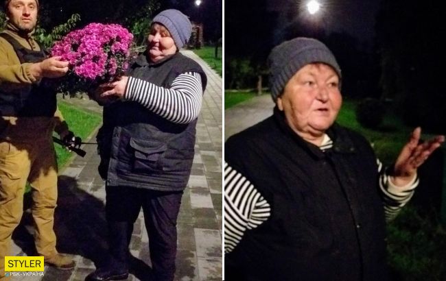 В киевском парке женщина воровала цветы для перепродажи: фото изуродованной клумбы