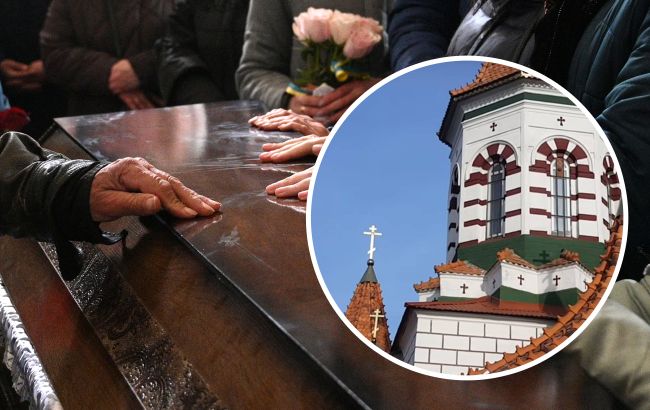 На Буковине священник УПЦ МП не пустил тело погибшего воина в церковь для отпевания (видео)