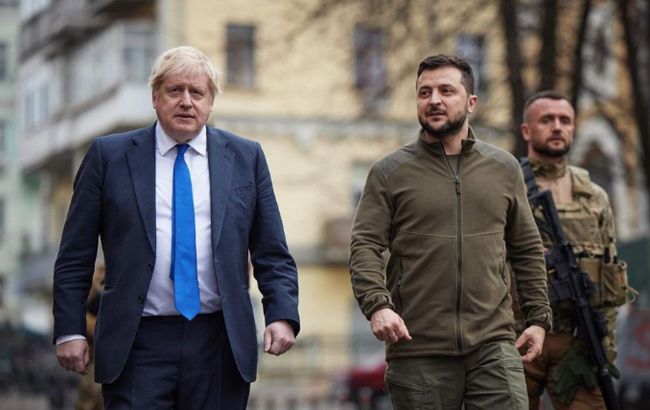 Зеленський обговорив з прем'єром Британії можливості експорту українського зерна