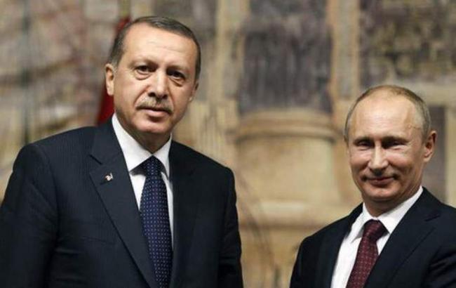 Кремль повідомив про телефонну розмову Путіна і Ердогана